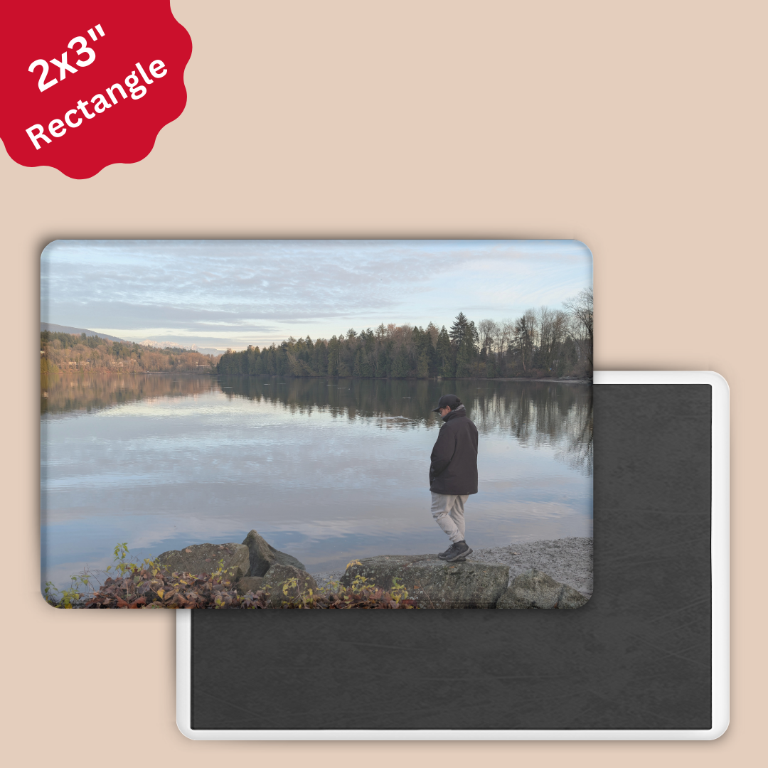 2" x 3" Rectangle Custom Photo Magnet