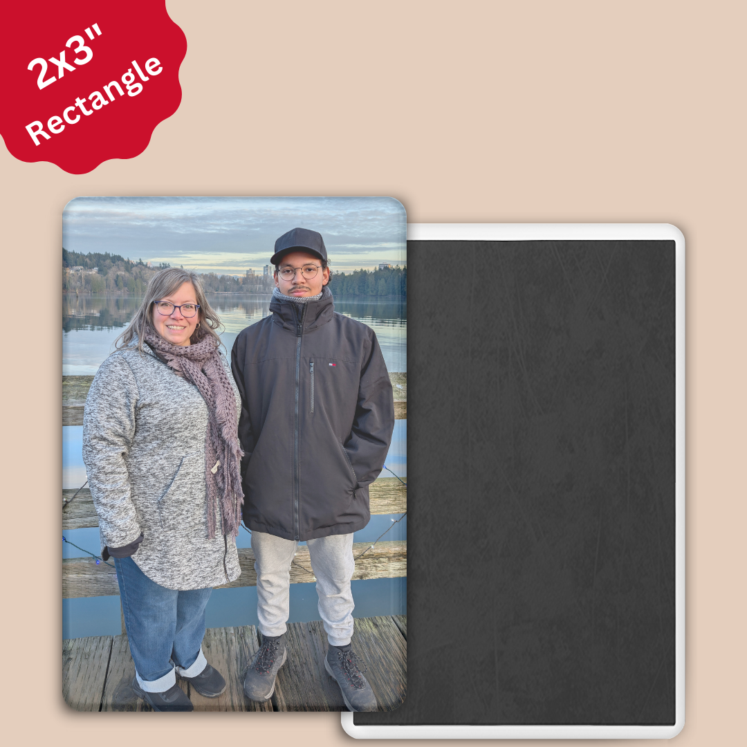 2" x 3" Rectangle Custom Photo Magnet