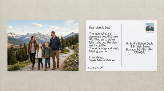 Custom Photo Postcard - Printed & Mailed by Us